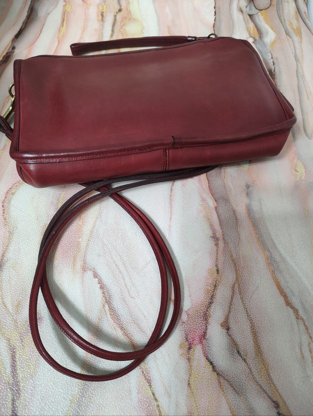 Vintage Coach 9455 Zippered Clutch Made in NYC - Picture 9 of 15